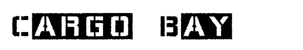 Cargo Bay font preview